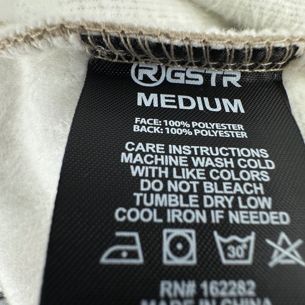 RGSTR Wide Wale Corduroy Hoodie Jacket Tan Button Front Fleece Lined Mens M - Picture 4 of 8
